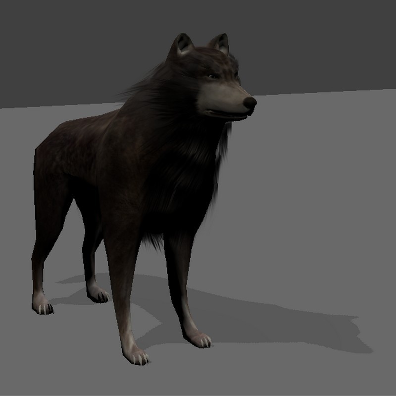 Wolf Rigged Animated and Game Ready preview image 2